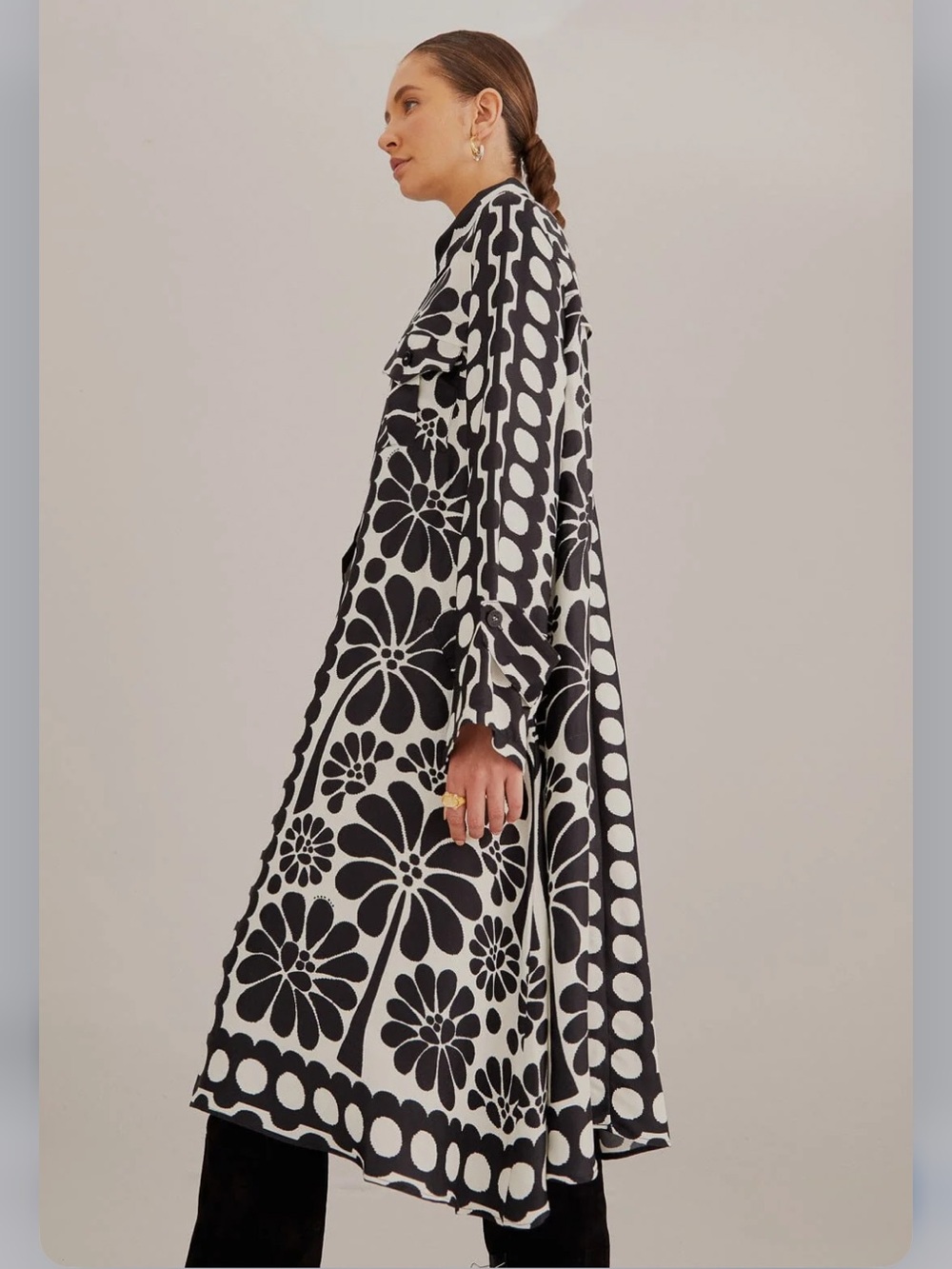 FARM Rio Black and White Palermo Dress - Picture 3 of 16